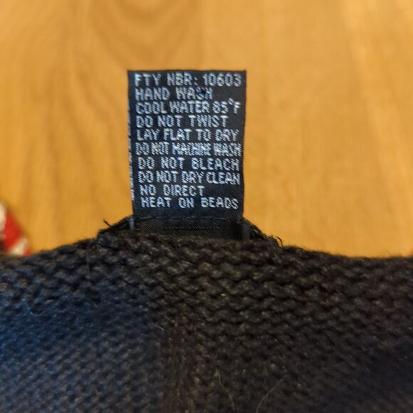 Jacque & Koko Christmas Sweater Vest Womens 22/24 Beads Ugly Embroidered - Picture 8 of 9